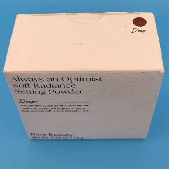 Rare Beauty Always an Optimist Soft Radiance Setting Powder Deep - NIB - Picture 2 of 7